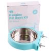 Stainless steel pet bowl hanging bowl tableware overturn proof dog bowl dog bowl cat bowl feeder